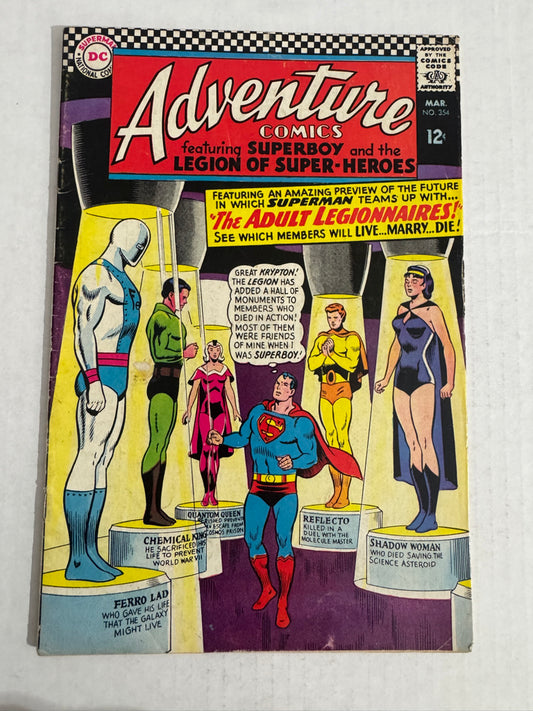 ADVENTURE COMICS #354 VG