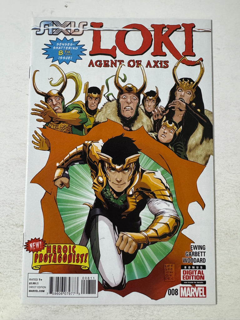 LOKI AGENT OF ASGARD #8 NM Lee Garbett Cover