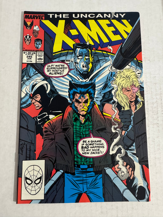 UNCANNY X-MEN #245 NM Rob Liefeld Cover