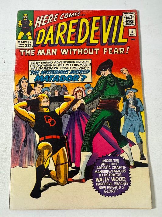 DAREDEVIL #5 VG+ 1ST APPEARANCE