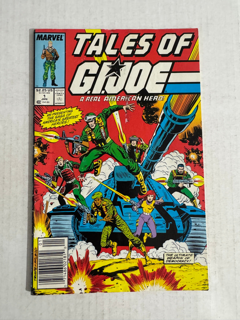 TALES OF GI JOE #1 VG NEWSSTAND