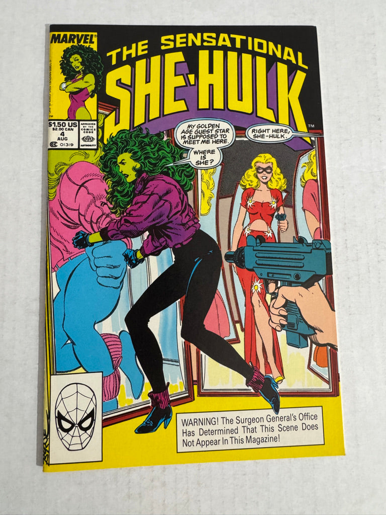 SENSATIONAL SHE-HULK #4 NM- John Byrne Cover