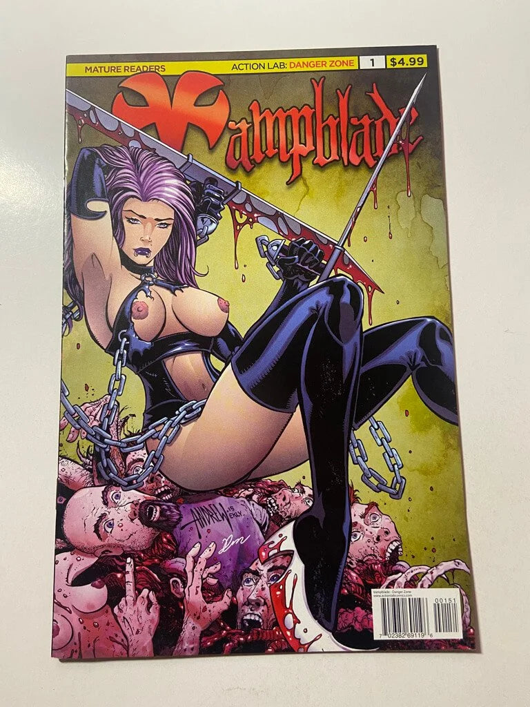 VAMPBLADE #1 VF/NM 90's Cheesecake Variant