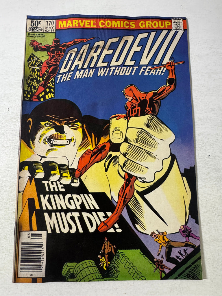 DAREDEVIL #170 GD- Frank Miller Cover NEWSSTAND