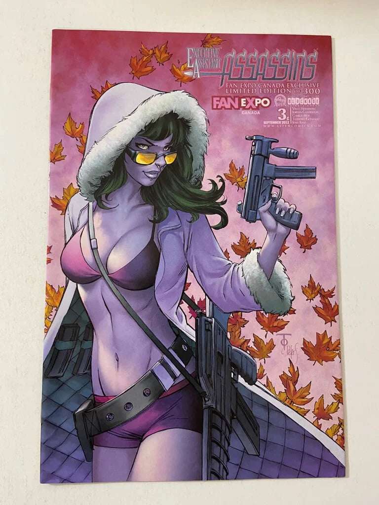 EXECUTIVE ASSISTANCE Assassins #3 NM-  Fan Expo Exclusive Variant LTD 300