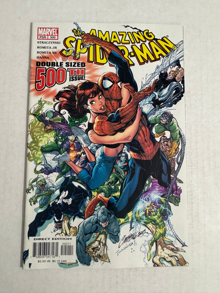 AMAZING SPIDER-MAN #500 NM J Scott Campbell Variant