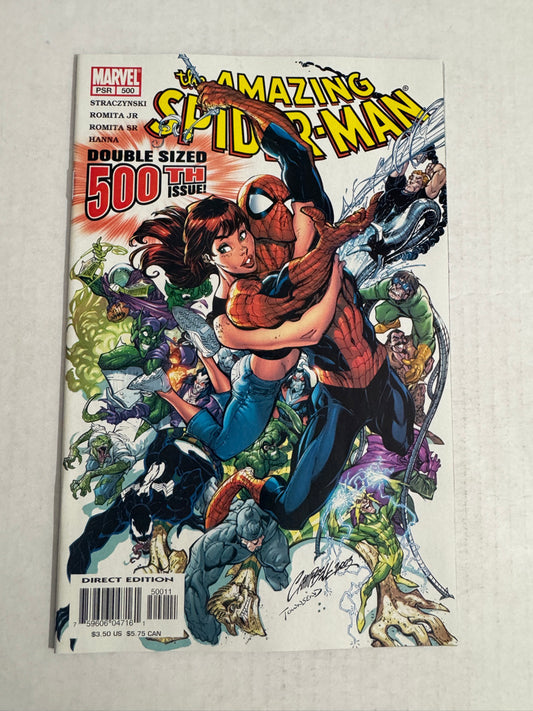 AMAZING SPIDER-MAN #500 NM J Scott Campbell Variant