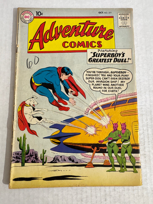 ADVENTURE COMICS #277 GD
