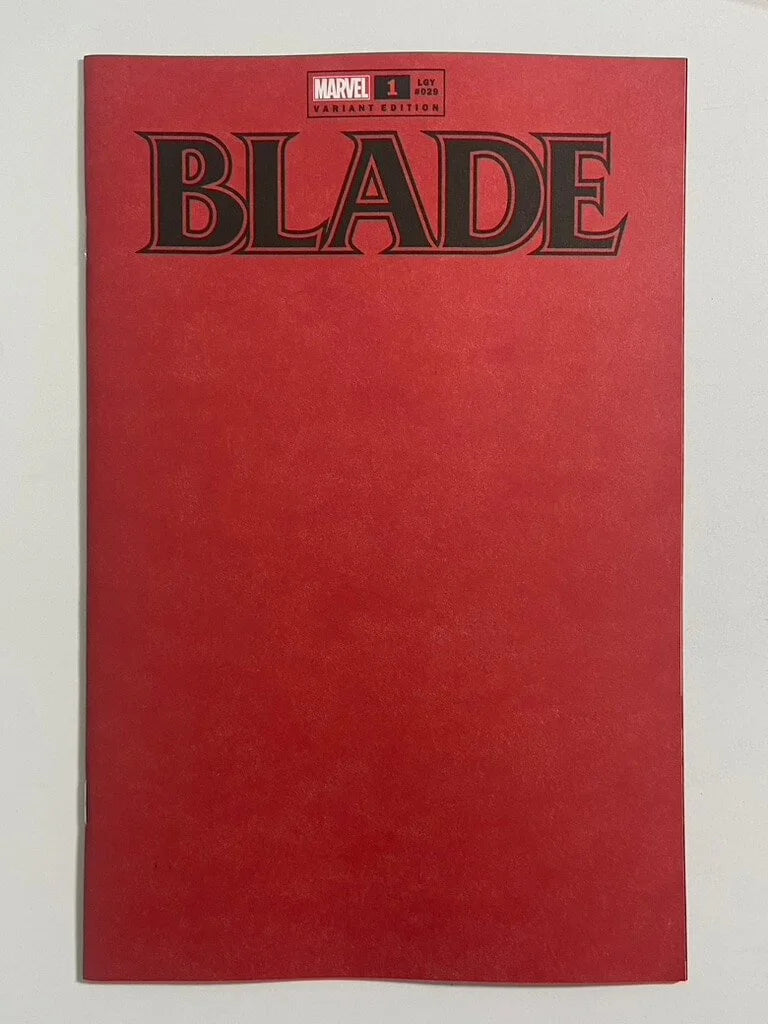 BLADE #1 Vol 4 NM Red Blank Variant