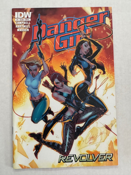 DANGER GIRL Revolver #1 NM- J Scott Campbell Cover