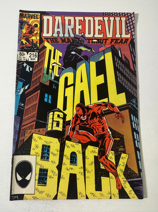 DAREDEVIl #216 VF/NM