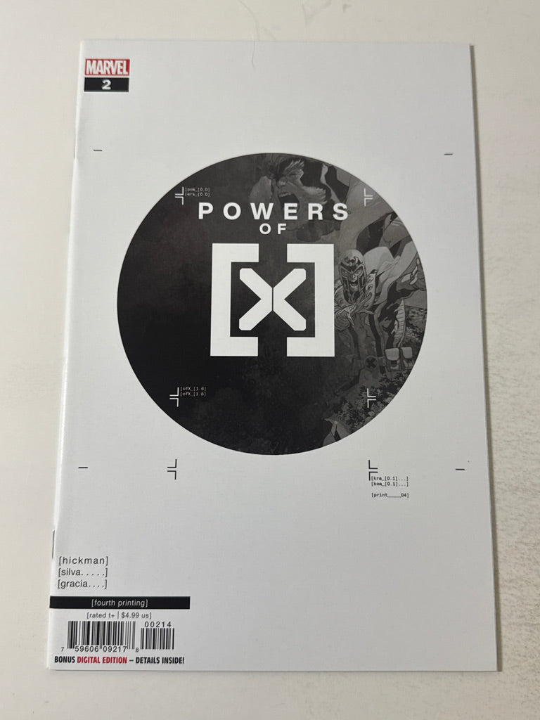 POWERS OF X #2 NM 4th Print Variant