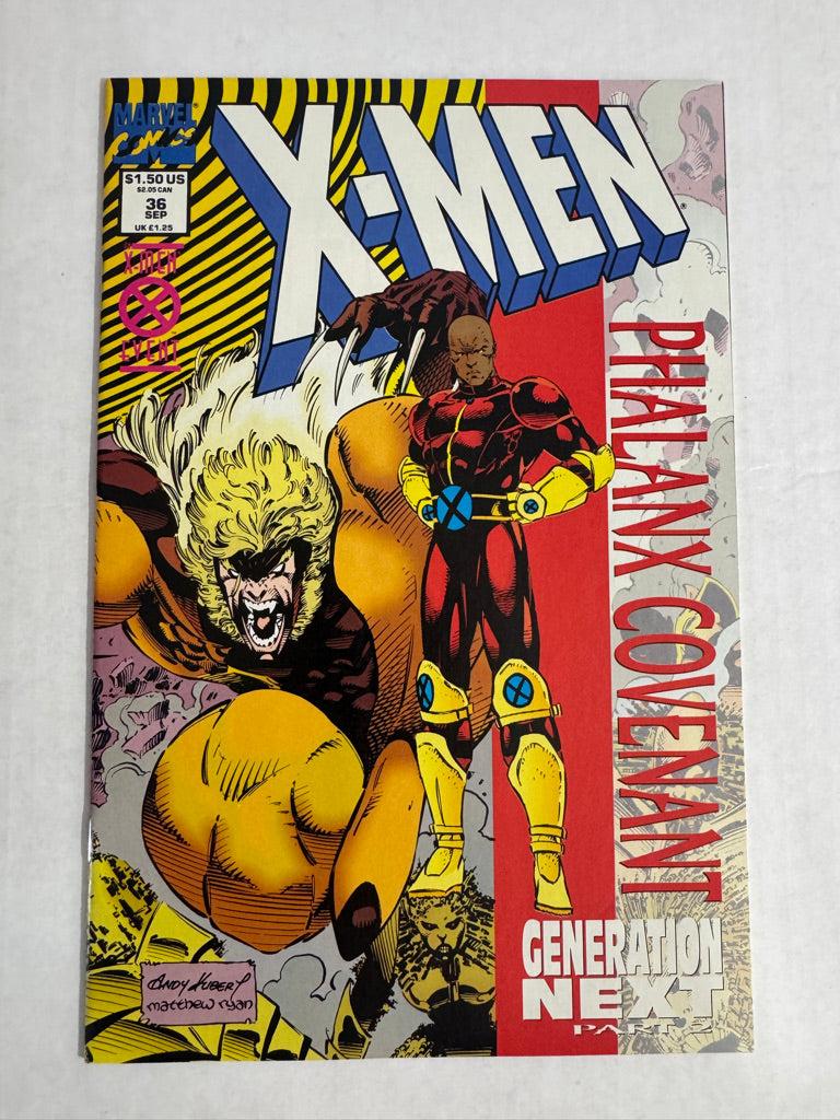 X-MEN #36 NM Red Stripe VARIANT 1ST APPEARANCE
