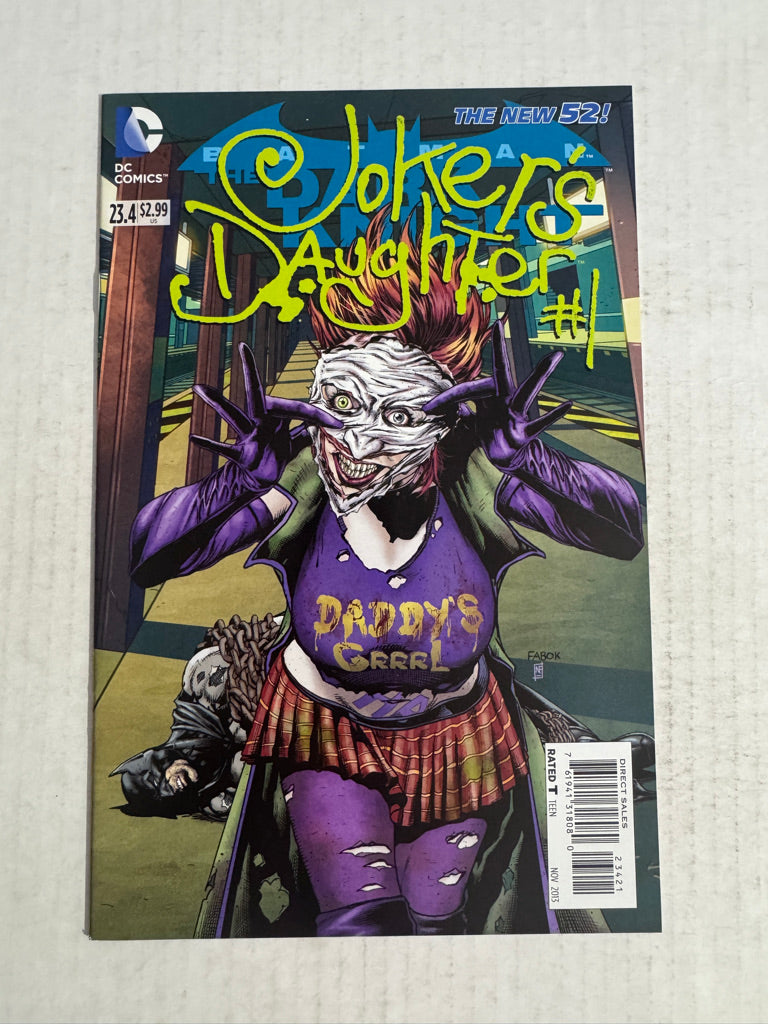BATMAN THE DARK KNIGHT #23.4 JOKER'S DAUGHTER #1 Vol 2 NM Standard Cover
