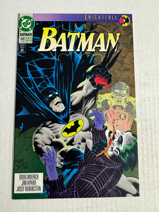 BATMAN #496 NM Kelley Jones Cover