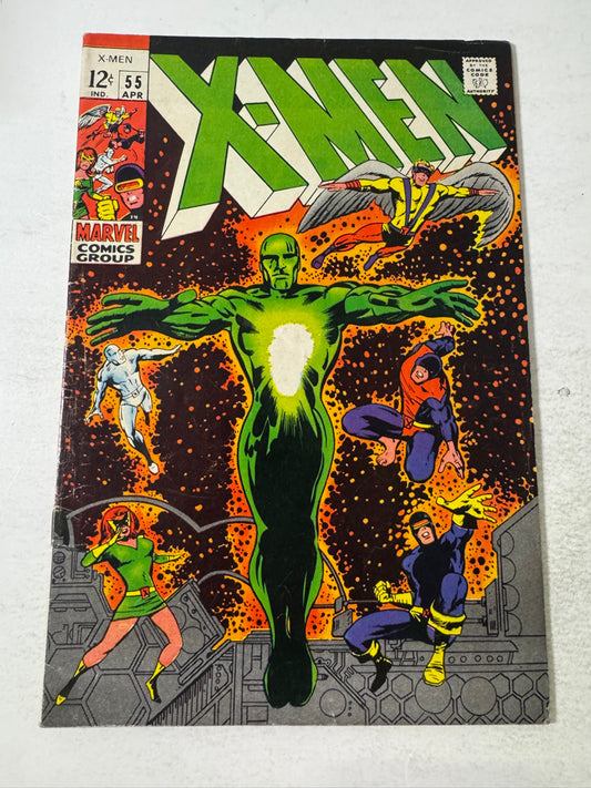 X-MEN #55 VG+ Barry Windsor-Smith Cover