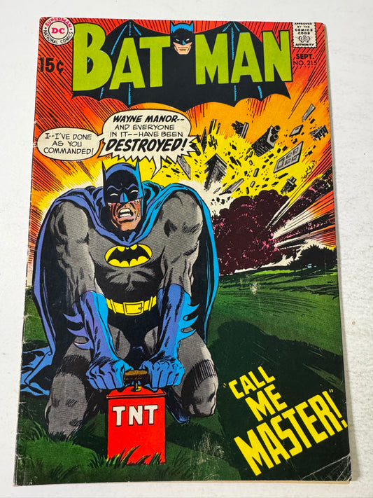 BATMAN #215 VG