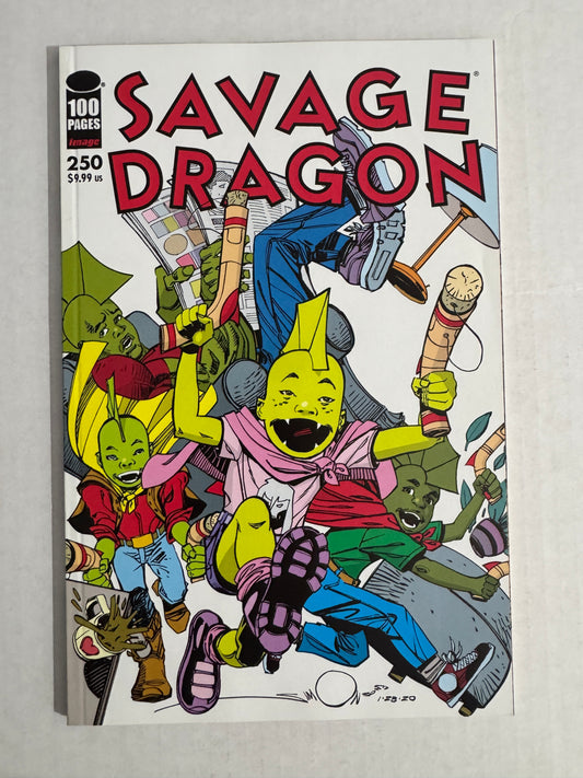 SAVAGE DRAGON #250 Vol 2 NM Walter Simonson Variant