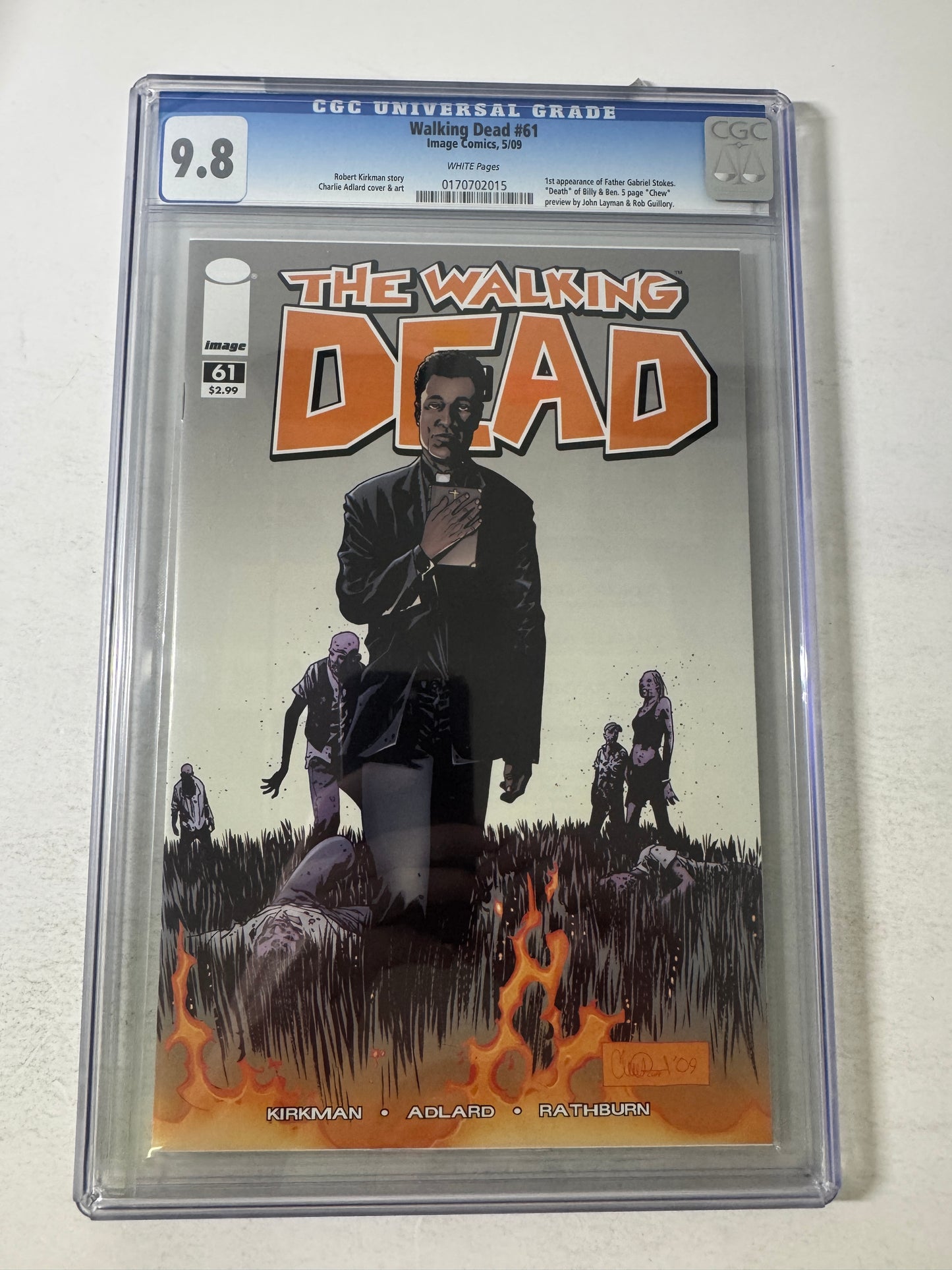 THE WALKING DEAD #61 CGC 9.8 Chew #1 Preview