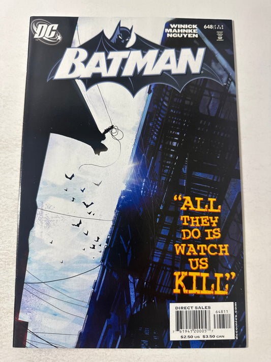 BATMAN #648 NM Jock Cover