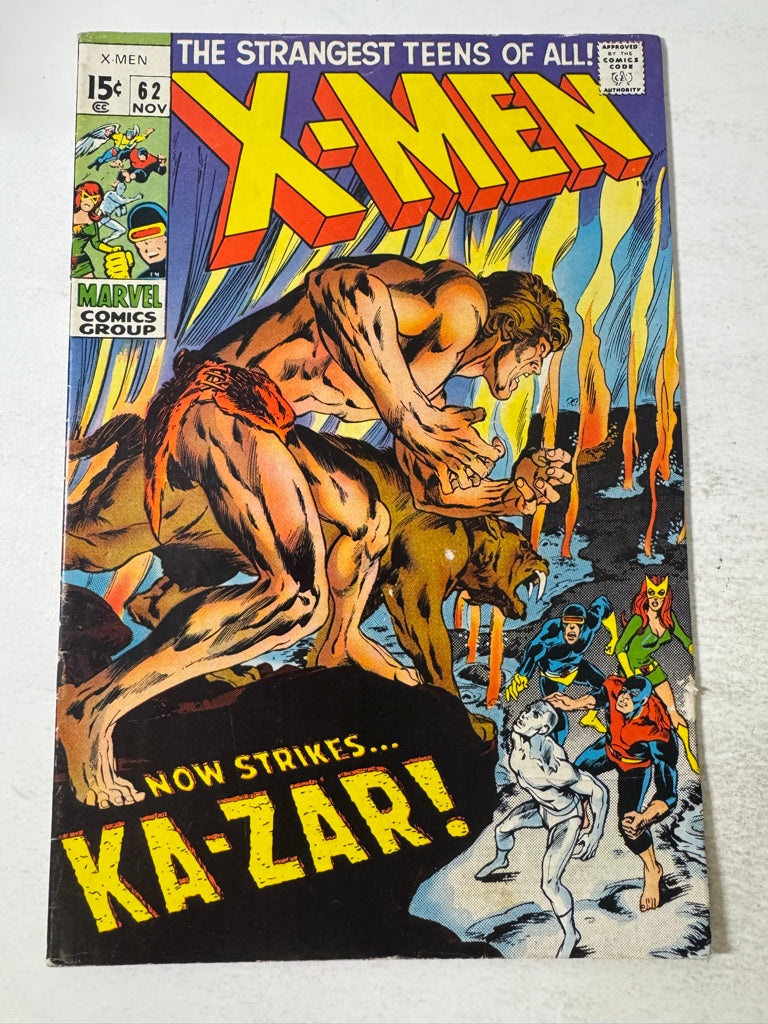 X-MEN #62 VG/FN Neal Adams Cover