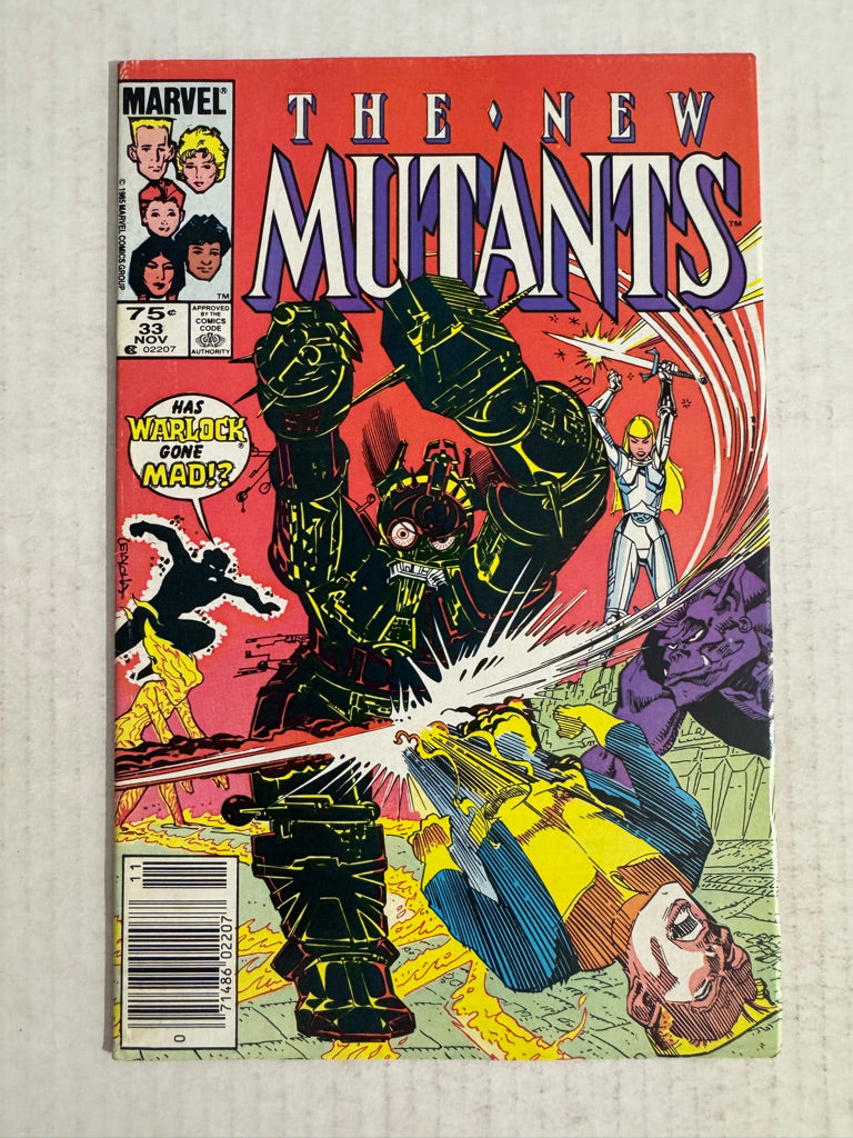 NEW MUTANTS #33 FN- CANADIAN PRICE VARIANT