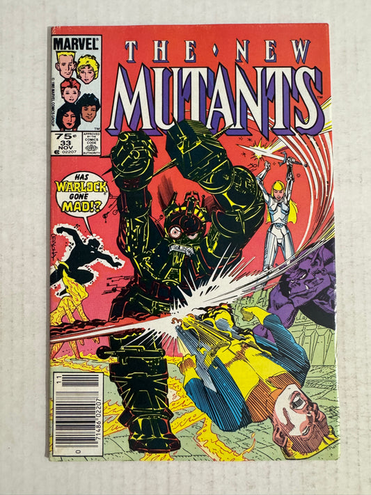 NEW MUTANTS #33 FN- CANADIAN PRICE VARIANT