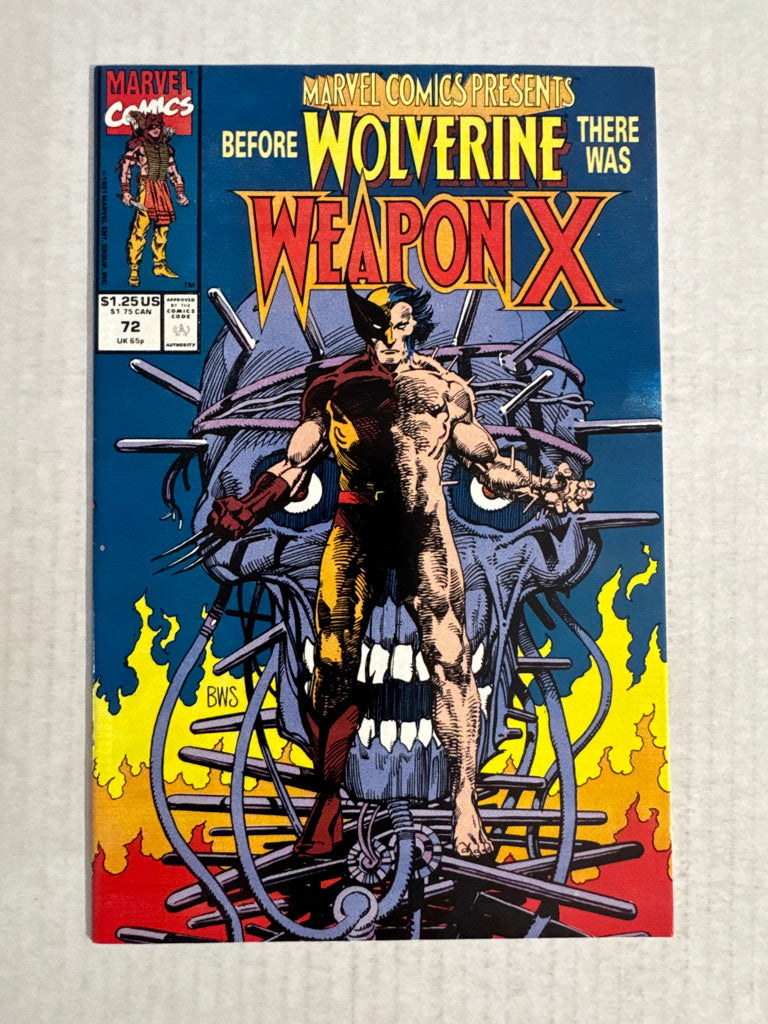 MARVEL COMICS PRESENTS #72 VF/NM Barry Windsor-Smith Cover