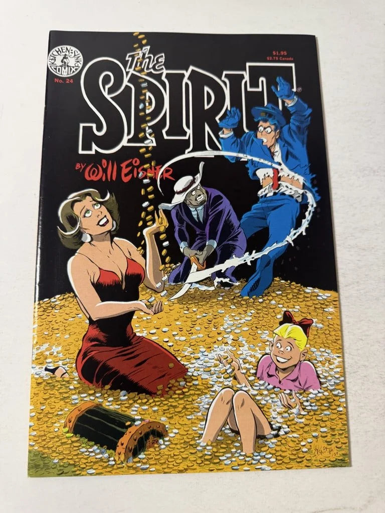 THE SPIRIT #24 NM- (Kitchen Sink)