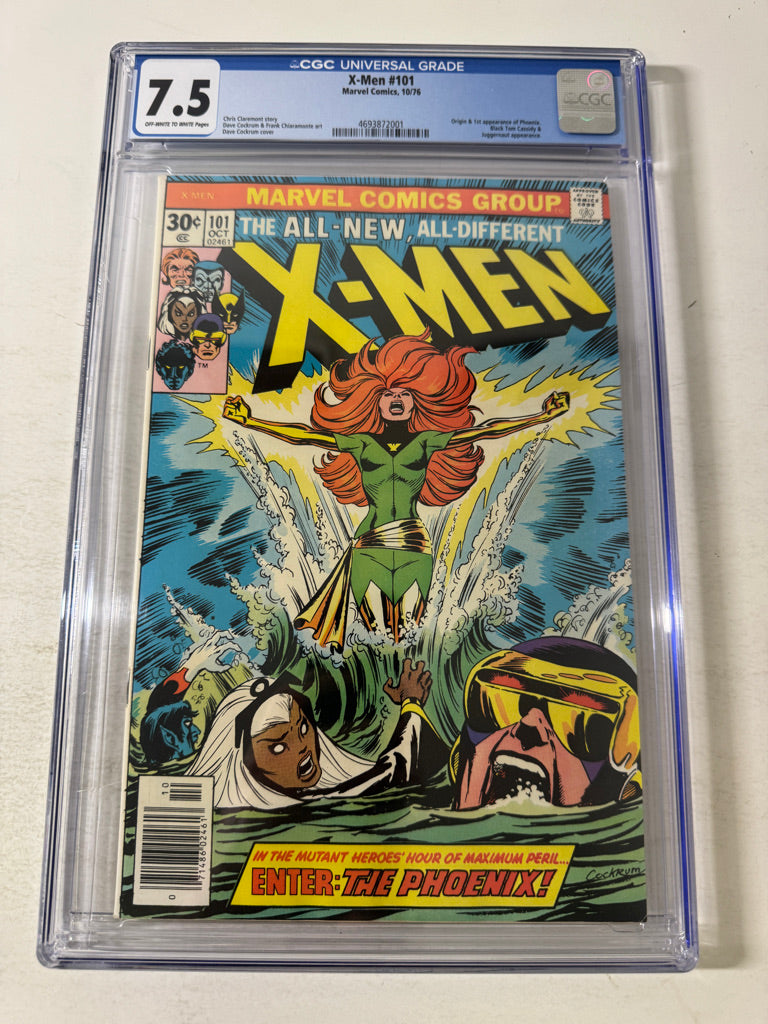 X-MEN #101 7.5 CGC  1ST APPEARANCE