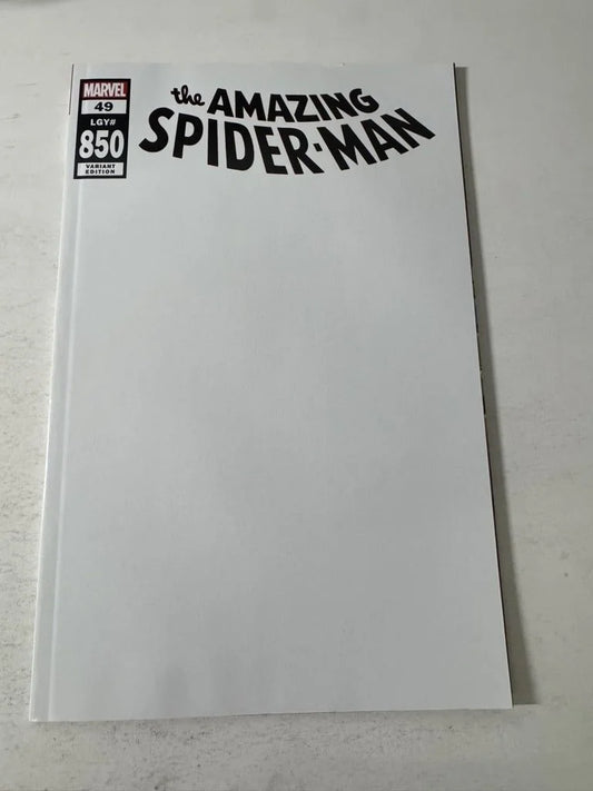 AMAZING SPIDER-MAN #49 Vol 5 NM Blank Variant