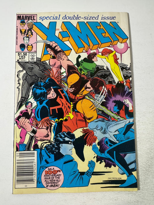 UNCANNY X-MEN #193 FN- CANADIAN PRICE VARIANT 1ST APPEARANCE