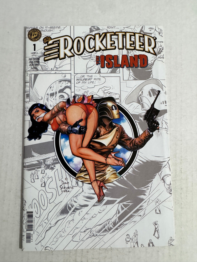 THE ROCKETEER: THE ISLAND #1 NM Cover B Dave Stevens Variant