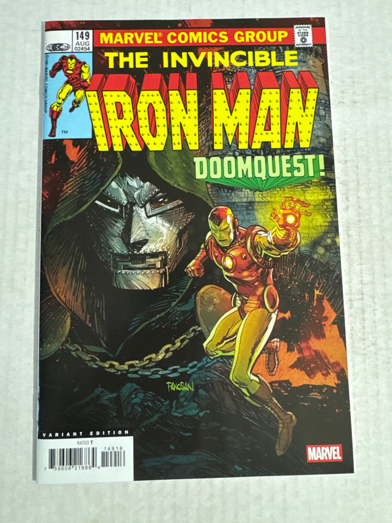 INVINCIBLE IRON MAN #149 NM- 2026 Blind bag Dan Panosian Variant Facsimile