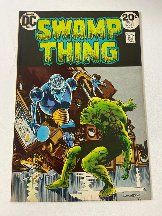SWAMP THING #6 VF/NM Bernie Wrightson Cover