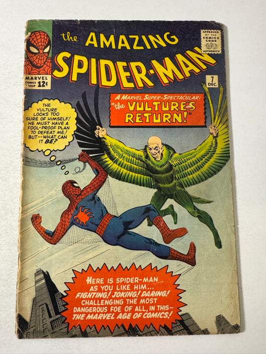 AMAZING SPIDER-MAN #7 GD+