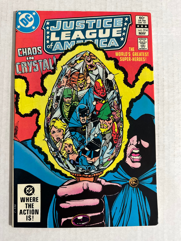 JUSTICE LEAGUE OF AMERICA #215 NM George Perez Cover