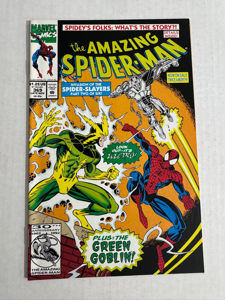AMAZING SPIDER-MAN #369 VF+