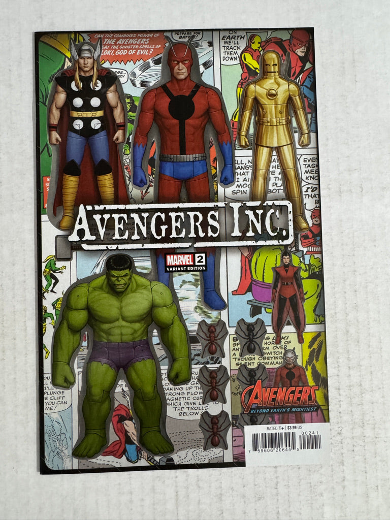 AVENGERS INC #2 NM Jonathan Tyler Christopher Action Figure Variant