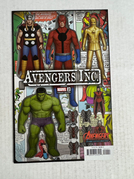 AVENGERS INC #2 NM Jonathan Tyler Christopher Action Figure Variant