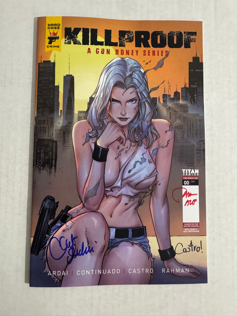 KILLPROOF A Gun Honey Series #00 Ashcan NM NYCC Exclusive SIGNED 3x