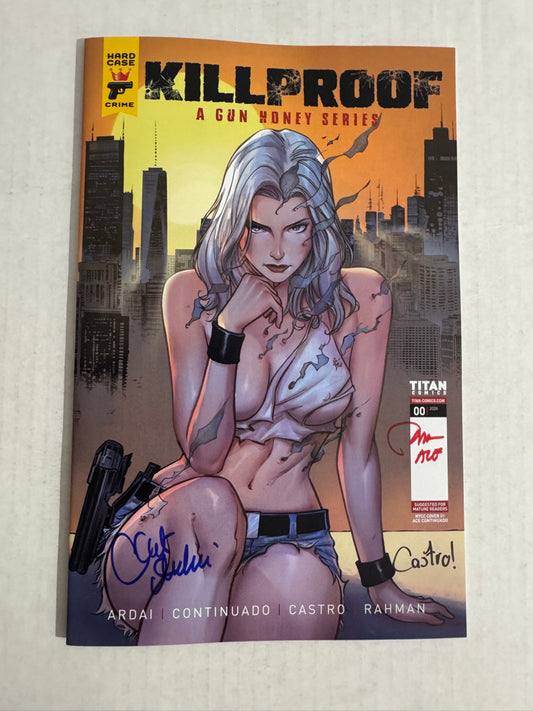 KILLPROOF A Gun Honey Series #00 Ashcan NM NYCC Exclusive SIGNED 3x
