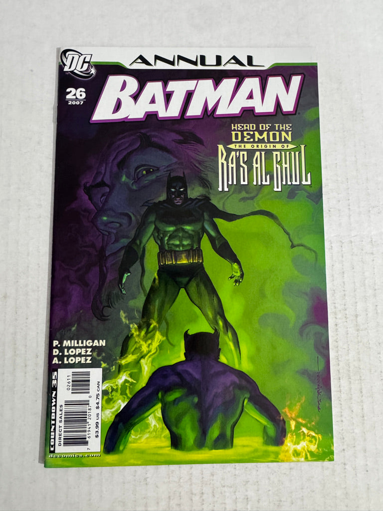 BATMAN ANNUAL #26 2007 Brian Stelfreeze Cover