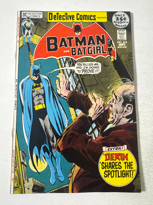 DETECTIVE COMICS #415 VF+ Neal Adams Cover