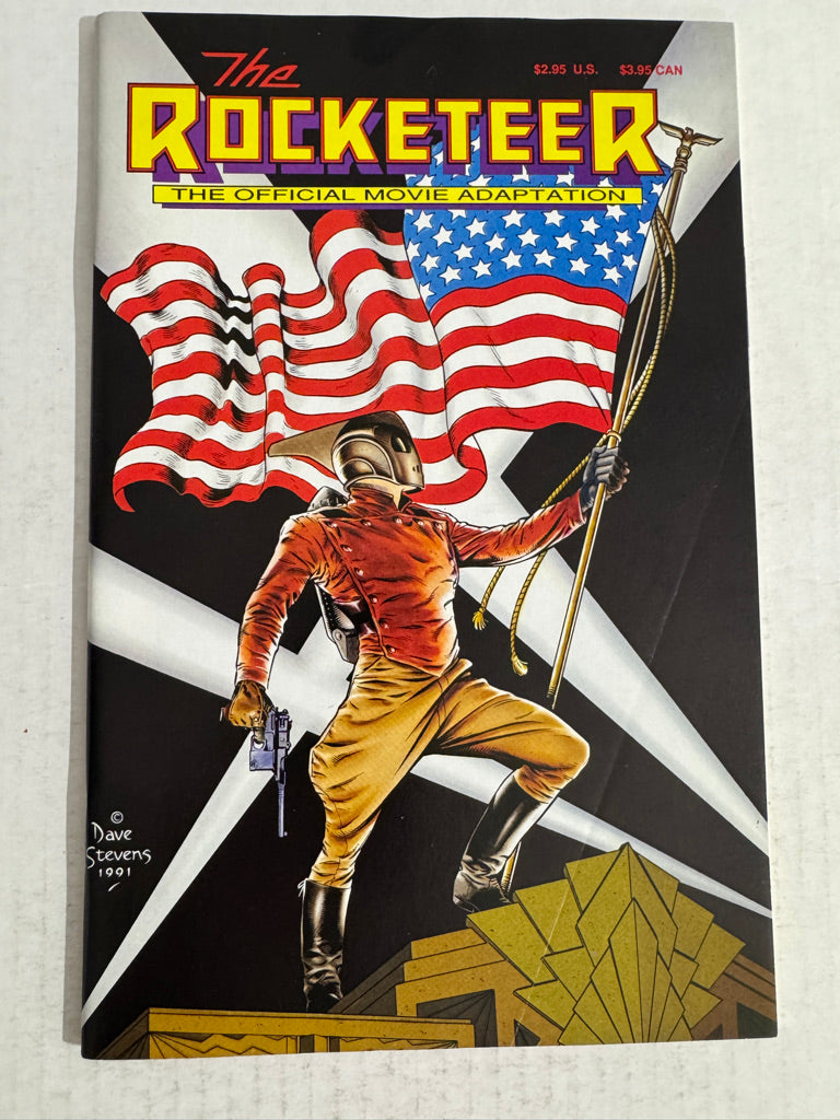 THE ROCKETEER The Official Movie Adaptation #1 Dave Stevens Cover