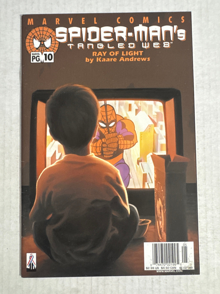 SPIDER-MAN'S TANGLED WEB #10 FN/VF Kaare Andrews Cover NEWSSTAND