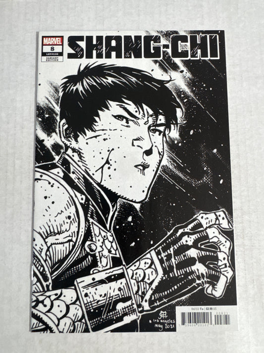 SHANG CHI #8 Vol 2 NM B/W Jimmy Cheung Variant