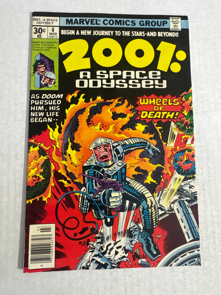 2001: A SPACE ODYSSEY #4 Jack Kirby Cover