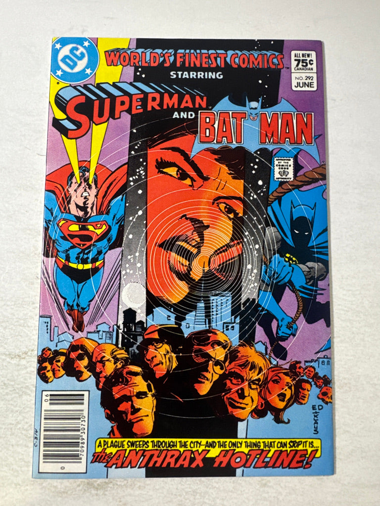 WORLD'S FINEST COMICS #292 VF/NM CANADIAN PRICE VARIANT