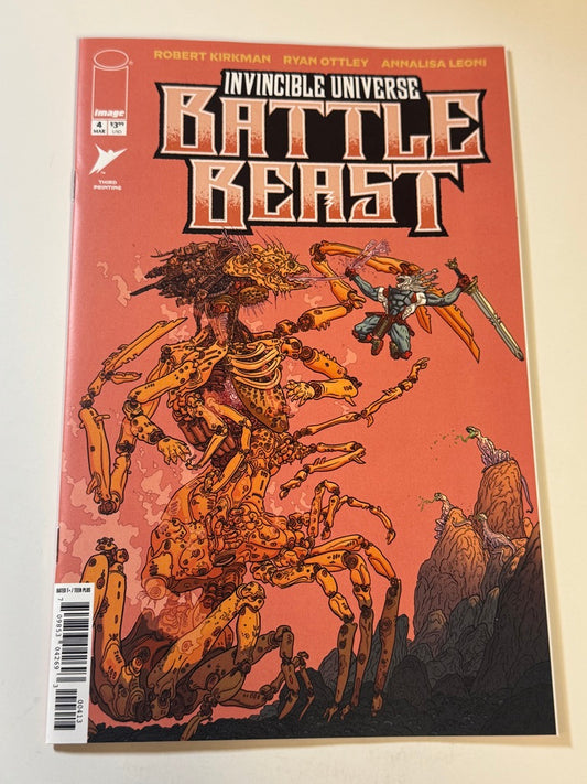 Invincible Universe BATTLE BEAST #4 NM 3rd Print Geof Darrow Variant